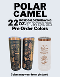 Polar Camel 22oz Rose Gold Engraving Pre Order