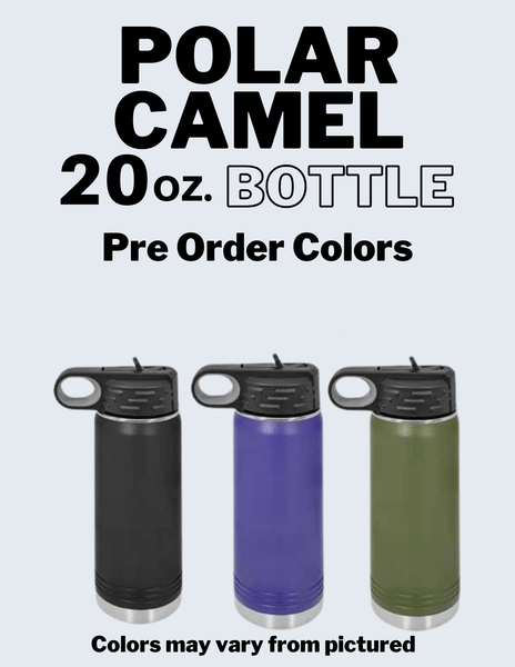20oz Polar Camel Water Bottle Pre Order