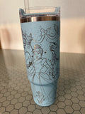 Imperfect RTS 30oz Stanley - Powder Blue Crush - Collab Cindy 2