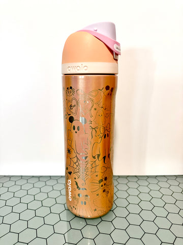 Owala Bottle 24oz - Dis Ghosts + Bows