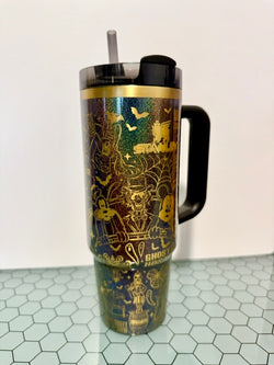Stanley Quencher 30oz - Haunted Fab 5 Black Fairy Dust - IMPERFECT