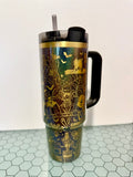Stanley Quencher 30oz - Haunted Fab 5 Black Fairy Dust - IMPERFECT