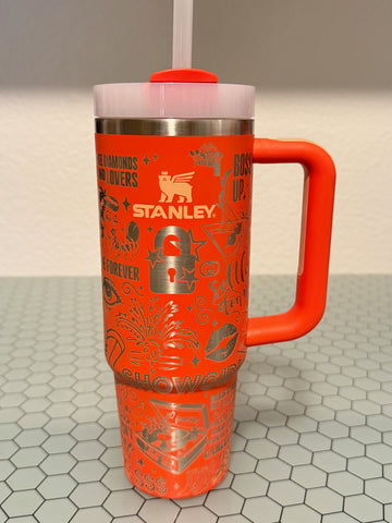 RTS - 30oz Tigerlily Stanley Quencher - Showgirl