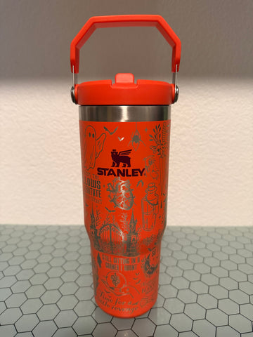 RTS - 30oz Tigerlily Plum Stanley IceFlow - Spooky Era