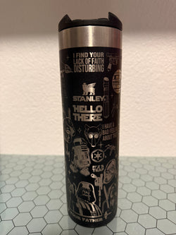 IMPERFECT RTS - 20oz Glimmer Black Stanley Transit - SW OG Trilogy