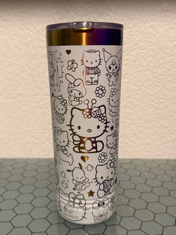 RTS - 22oz Polar Camel White Prism - Kitty