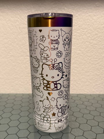 RTS - 22oz Polar Camel White Prism - Kitty