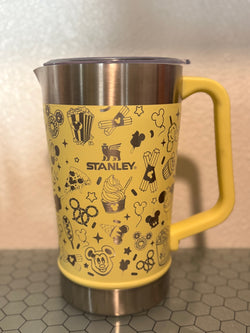 RTS - 64oz Yellow Stanley Pitcher - Dis Snacks