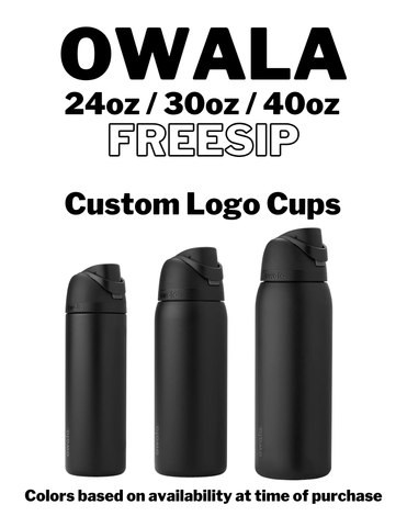 Owala FreeSip - Custom Logo Design - Set Up Listing