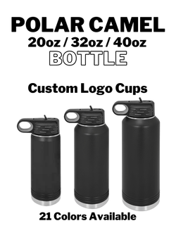 Polar Camel 20oz/32oz/40oz Bottle - Custom Logo Design - Set Up Listing